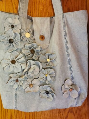 dior rumenilo cena: Torba za rame, Handmade, Materijal: Platno — 4