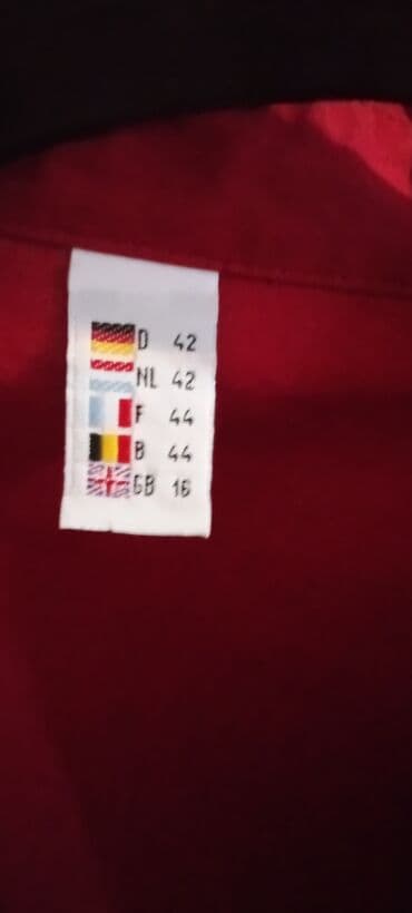 Lične stvari: 0101 Brand, XL (EU 42), Pamuk, Jednobojni, bоја - Bordo — 6