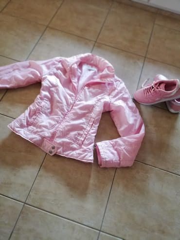 huda puderi: Jakna terranova, puder roze, za prelazni period. Rasprodaja sa mog — 3