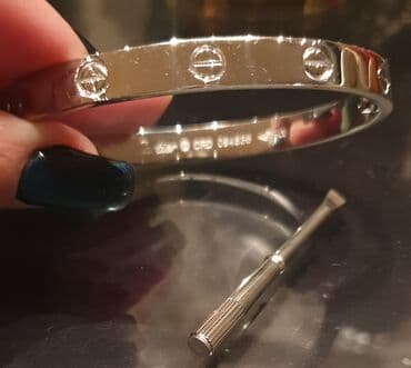 cartier naocare srbija: Čvrsta narukvica, Cartier, Materijal: Srebro — 8