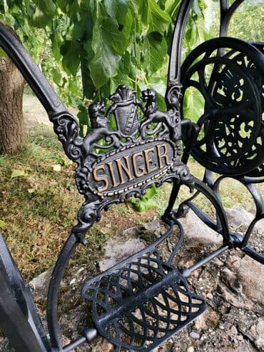 iznajmljivanje klupa i stolova: Rustični etno sto SINGER visina stola 76 cm debljina daske 4 cm — 3
