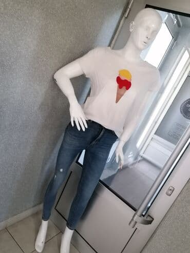 elegantne pantalone sa visokim strukom: Savršene farmerice extra model i kvalitet uvoz Turska Vel 27 Sa puno — 5
