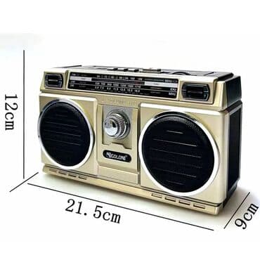 blutut za automobile: Retro Radio prenosivi BT zvucnik sa LED svetlom Retro Radio Prenosivi — 10