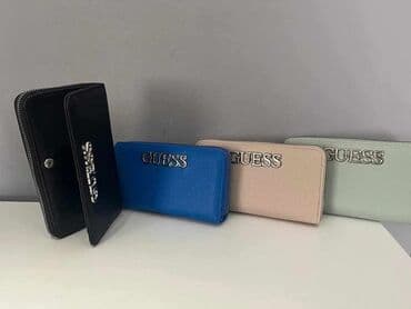 Novčanici: Ženski novčanik, Guess, Materijal: Polyurethane — 5