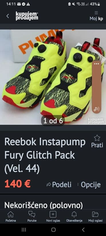 balenciaga patike triple s: Patike, Reebok, veličina - 42 — 2