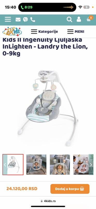 Ne postoji magičnija ljuljaška za bebe od Ljuljaška za bebe Ingenuity — 1