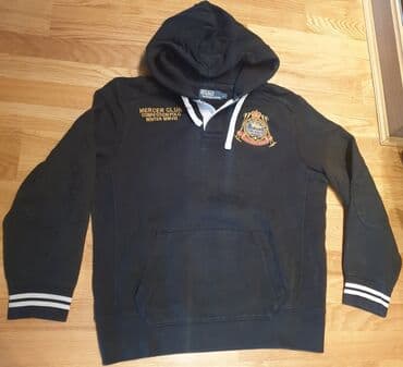 nasa duks h m: Duks, L (EU 52), Ralph Lauren, bоја - Crna, Sa kapuljačom — 4