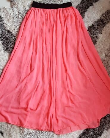 suknja sorc stradivarius: One size, Maksi, bоја - Roze — 2