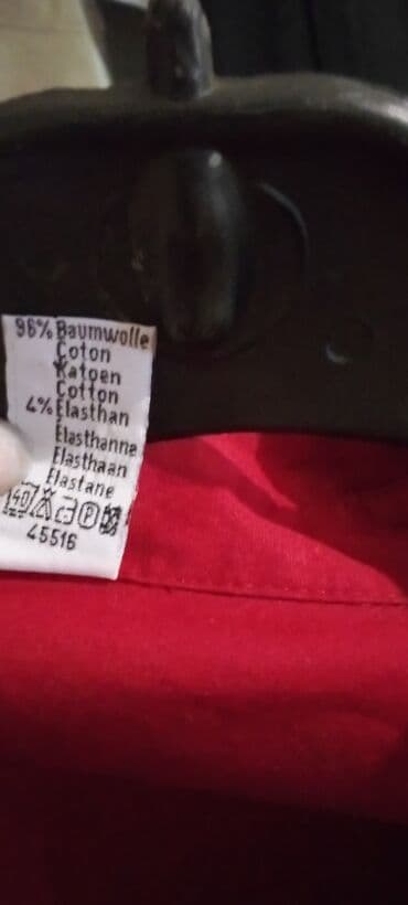 Lične stvari: 0101 Brand, XL (EU 42), Pamuk, Jednobojni, bоја - Bordo — 5