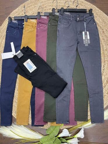 sorcevi za devojke: Teksas, Visok struk, Skinny — 4