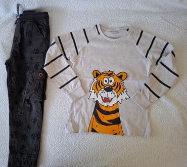 paket odece m: Paket: Majice, Pantalone, Duksevi, Za dečake, uzrast: 5-6 godina — 8