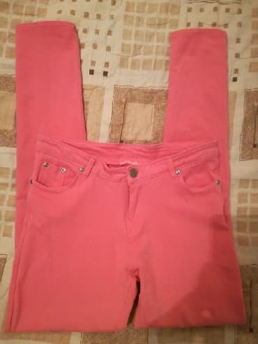 terranova kombinezoni: Terranova pantalone rastegljive,vel:L,kao nove,pamuk I likra 5% — 2