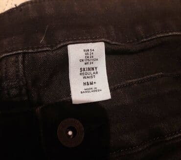 sorcevi za punije dame: H&M skinny farmerke 54 org Odlične uske tegljive farmerke crni — 8