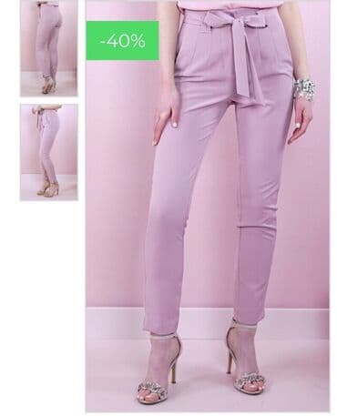 exit pantalone: XS (EU 34), Visok struk, Ravne nogavice — 1