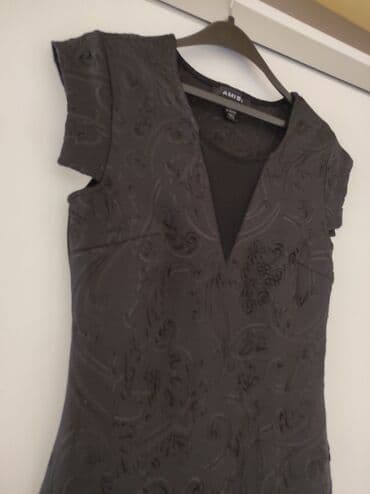 midi haljine h m: A-Dress S (EU 36), bоја - Crna, Koktel, klub, Drugi tip rukava — 3