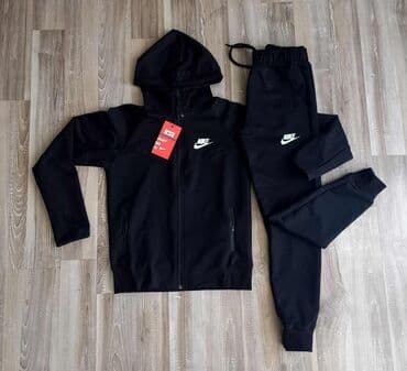 elegantne pantalone sa visokim strukom: Nike, Komplet: Duks, Pantalone — 13