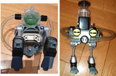 konjic za decu: Ben 10 alien original igracka - graymatter galvan prime ride vehicle — 1