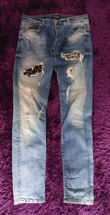 bermude velicina 36: Philipp Plein Original teksas farmerice vel.30 M Odlicne muske — 1