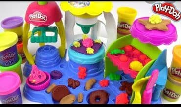 zuti autobus igracka: Play doh sweet shoppe velika edukativna igracka koja razvija mastu kod — 5
