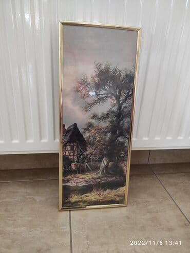Kuća i bašta: Slika, 50 x 20 cm — 1