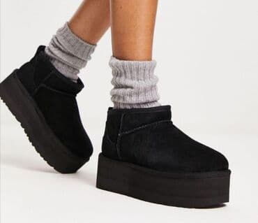 s oliver jakne muške: Ugg mini čizme, bоја - Crna, 38 — 1