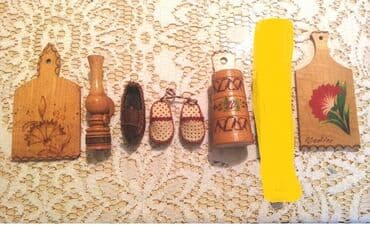 set za ulje i sirce: Mali kuhinjski set Mali kuhinjski set iz 80-tih godina. Lično — 1
