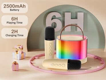najbolji bluetooth zvucnici do 50e: Karaoke Bluetooth Rgb Prenosni Zvucnik D23 Karaoke mašina ima odličan — 13