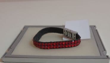 fossil narukvica za sat: Čvrsta narukvica, Swarovski, Materijal: Kristal — 1