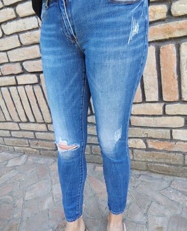 pantalone s: Fsbn farmerke vel 27/M Super ocuvane Struk po 36 tegli do 40 nogavice — 1
