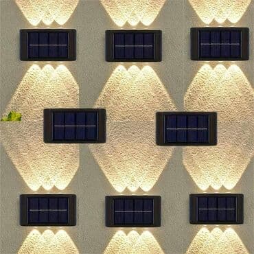 okapnice za krov cena: 6 LED solarnih zidnih svetala za spoljnu upotrebu/2 komada. Opremljen — 1