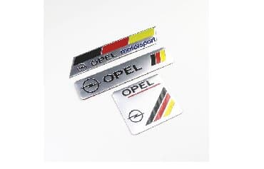led ambijentalno osvetljenje za auto: Samolepljiva metalna pločica - OPEL MOTORSPORT Samolepljiva metalna — 5