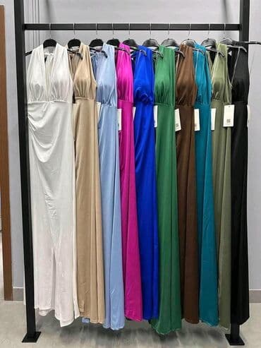 elegantne pantalone sa visokim strukom: One size, bоја - Bela, Večernji, maturski, Na bretele — 2
