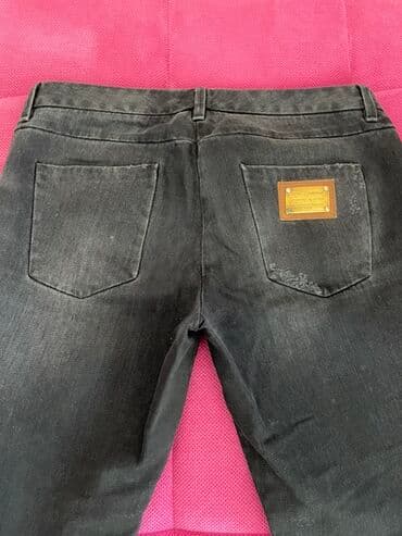 farmerke sa dzepovima: Crne farmerke marke Dolce & Gabbana. Izrađene su od 100% pamuka i — 5