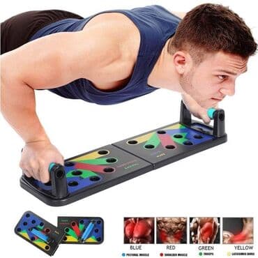 Sprave za vežbanje: Cena 1.900 dinara Višenamenska daska za sklekove push up board skleker — 4
