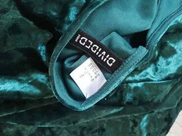 plišana haljina: H&M L (EU 40), bоја - Zelena, Koktel, klub, Na bretele — 3