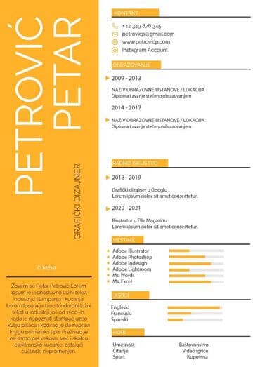 izrada web sajta novi sad: Izrada i dizajn CV-a i motivacionog pisma Prvi utisak prilikom — 1