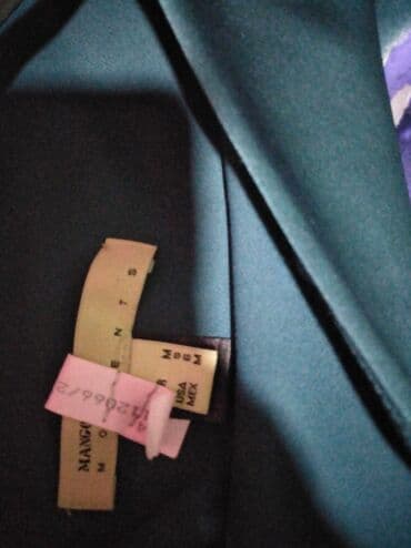 midi haljine h m: Mango M (EU 38), bоја - Maslinasto zelena, Koktel, klub, Drugi tip rukava — 2