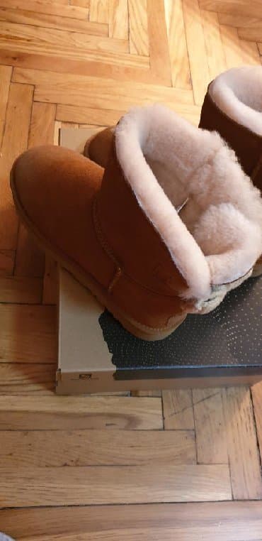 turska kozna obuca: Ugg čizme, bоја - Braon, 40.5 — 1