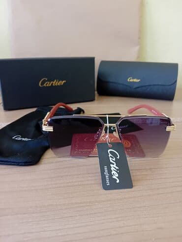 rajf za kosu: Naočare za sunce, Cartier, bоја - Braon — 1