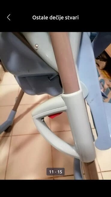 drvena hranilica 2 u 1: Hranilica za malo dete Bertoni ispravna dobra. Podesiva po visini — 8