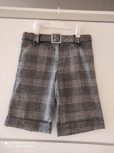lidl pantalone: S (EU 36), bоја - Siva, Karirani — 1