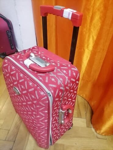 katanac za kofer: Srednji kofer, bоја - Roze — 2