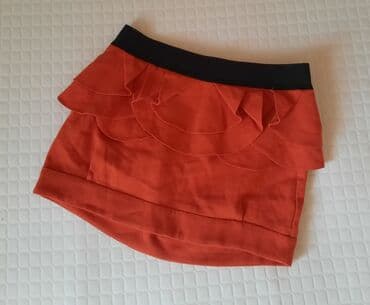 suknja sorc stradivarius: S (EU 36), Mini, bоја - Narandžasta — 2