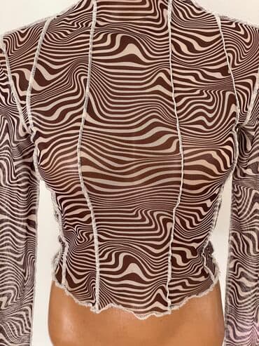 bluza s: H&M, S (EU 36), Leopard, krokodil, zebra, bоја - Šareno — 3