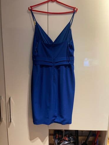 kaftan haljina: L (EU 40), bоја - Svetloplava, Večernji, maturski, Na bretele — 1