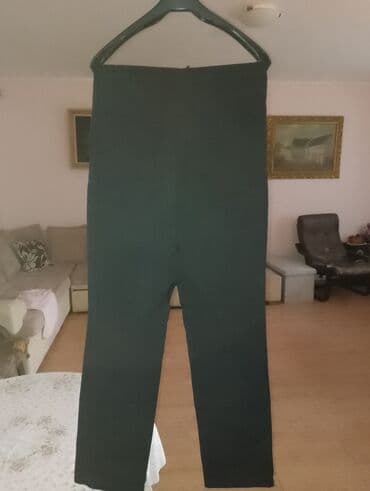 elegantne pantalone sa visokim strukom: S (EU 36), Normalan struk, Ravne nogavice — 1
