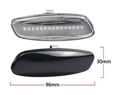 zastava kamioni do 3.5 t: Dynamic migavci Citroen C3 C4 C5 DS3 DS4 Peugeot 2 Staklo - boja crna — 12