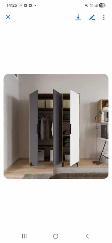 ormar most iznad kreveta: Ormar ASGARD Atlantic-Antracit-Bela 30990 din. Ormar ASGARD — 2