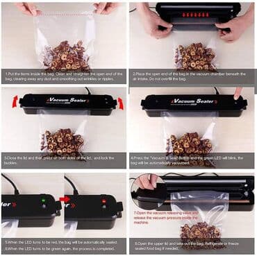 posuda za sundjer i deterdzent: Kese VAKUM - za vakumiranje-Vacuum Sealer Bags 20/50/100 KOM Kese za — 5
