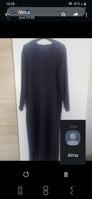 Haljine: C&A 8XL (EU 56), bоја - Crna, Dugih rukava — 1